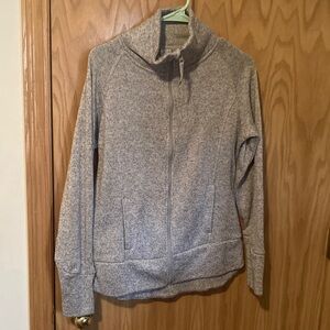 Danskin Gray Full-Zip Sweatshirt